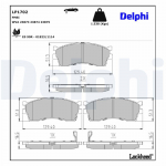 Piduriklotsi komplekt,ketaspidur DELPHI LP1702