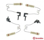 Hoiatuskontakt, piduriklotsi kulumine BREMBO A 00 387