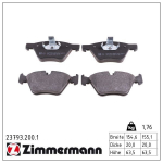 Piduriklotsi komplekt,ketaspidur ZIMMERMANN 23793.200.1