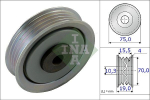 Pingutusrull,soonrihm Schaeffler INA 531 0845 10