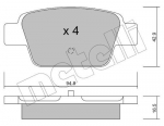 Piduriklotsi komplekt,ketaspidur METELLI 22-0323-0