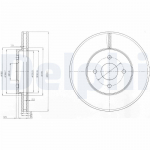 Piduriketas DELPHI BG3742