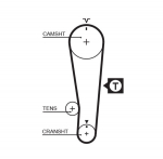 Hammasrihm GATES 5284XS