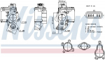 EGR-klapp NISSENS 98265