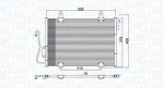 Kondensaator,kliimaseade MAGNETI MARELLI 350203775000