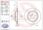 Piduriketas BREMBO 09.D767.11