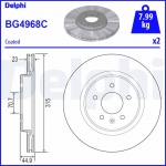 Piduriketas DELPHI BG4968C