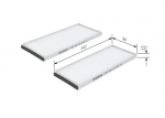 Filter,salongi&otilde;hk BOSCH 1 987 432 161