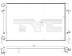 Radiaator,mootorijahutus TYC 702-0025