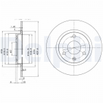Piduriketas DELPHI BG2355