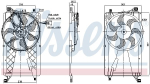 Ventilaator,mootorijahutus NISSENS 85771
