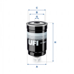 K&uuml;tusefilter UFI 24.439.00