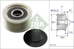 Generaatori vabak&auml;ik Schaeffler INA 535 0249 10