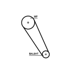 Hammasrihm GATES 5713XS