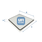 Filter,salongi&otilde;hk UFI 53.245.00