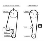 Hammasrihm GATES 5434XS