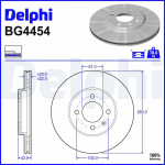 Piduriketas DELPHI BG4454
