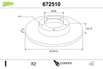 Piduriketas VALEO 672510