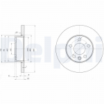 Piduriketas DELPHI BG3415