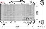 Radiaator,mootorijahutus DENSO DRM50131