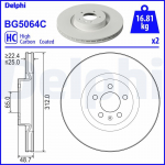 Piduriketas DELPHI BG5064C