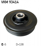 Rihmaratas,v&auml;ntv&otilde;ll SKF VKM 93414