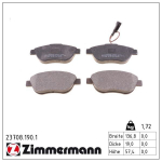 Piduriklotsi komplekt,ketaspidur ZIMMERMANN 23708.190.1