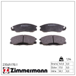 Piduriklotsi komplekt,ketaspidur ZIMMERMANN 23569.170.1