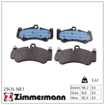Piduriklotsi komplekt,ketaspidur ZIMMERMANN 23414.168.1