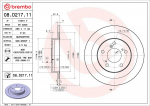 Piduriketas BREMBO 08.D217.11