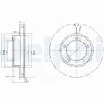 Piduriketas DELPHI BG3558