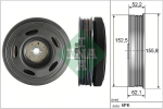 Rihmaratas,v&auml;ntv&otilde;ll Schaeffler INA 544 0515 10