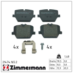 Piduriklotsi komplekt,ketaspidur ZIMMERMANN 21474.165.2