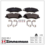 Piduriklotsi komplekt,ketaspidur ZIMMERMANN 25022.185.2