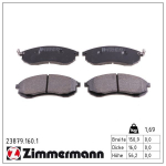 Piduriklotsi komplekt,ketaspidur ZIMMERMANN 23879.160.1