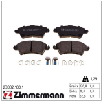 Piduriklotsi komplekt,ketaspidur ZIMMERMANN 23332.180.1