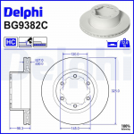Piduriketas DELPHI BG9382C