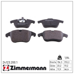 Piduriklotsi komplekt,ketaspidur ZIMMERMANN 24123.200.1