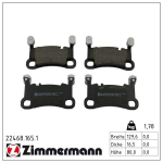 Piduriklotsi komplekt,ketaspidur ZIMMERMANN 22468.165.1