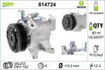 Kompressor,kliimaseade VALEO 814724