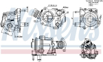 EGR-klapp NISSENS 98424