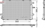 Kondensaator,kliimaseade DENSO DCN02039