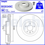 Piduriketas DELPHI BG9349C