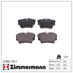 Piduriklotsi komplekt,ketaspidur ZIMMERMANN 23980.170.1