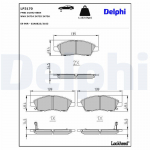 Piduriklotsi komplekt,ketaspidur DELPHI LP3170