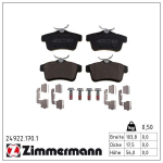 Piduriklotsi komplekt,ketaspidur ZIMMERMANN 24922.170.1