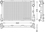 Radiaator,mootorijahutus DENSO DRM17049