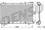 Radiaator,mootorijahutus DENSO DRM36001