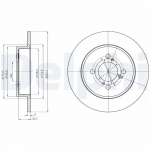 Piduriketas DELPHI BG4345