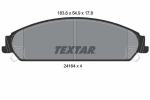 Piduriklotsi komplekt,ketaspidur TEXTAR 2416401